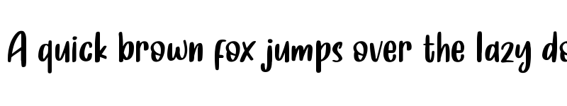 Preview of Fresh Honey Regular font