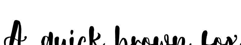 Preview of Fresh Mood Regular font