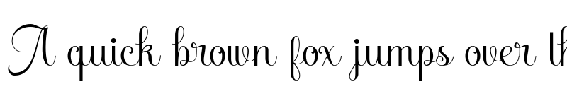 Preview of Freshca Regular font