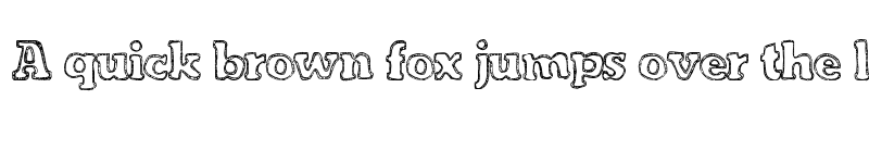 Preview of FreshCandies Regular font