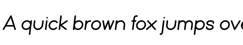 Preview of Friend Italic font