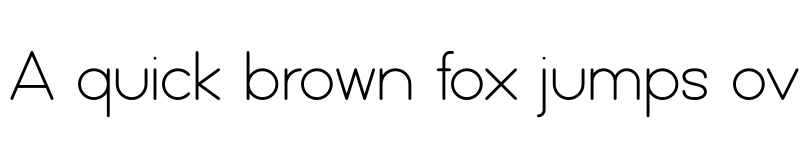 Preview of Friend Light font