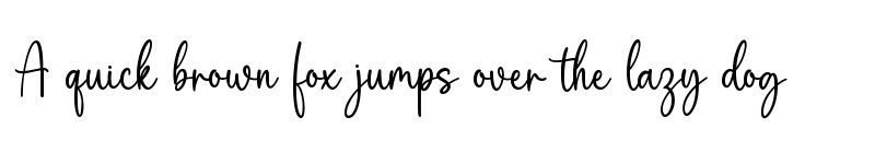 Preview of Friendship Regular font