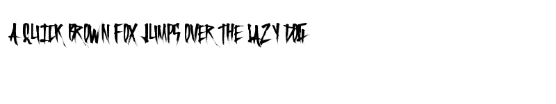 Preview of FrightfulCarts Regular font