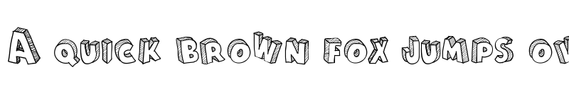 Preview of From Cartoon Blocks Regular font