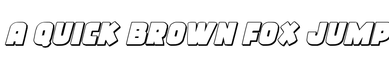 Preview of Frost Giant 3D Italic Italic font