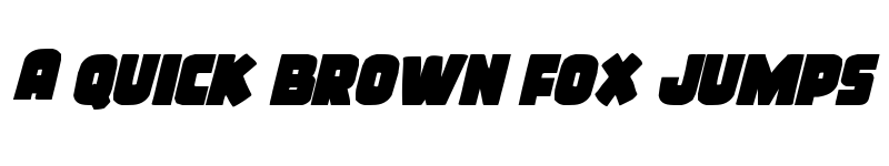 Preview of Frost Giant Staggered Italic Italic font