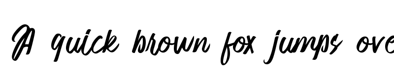 Preview of Frugal Regular font