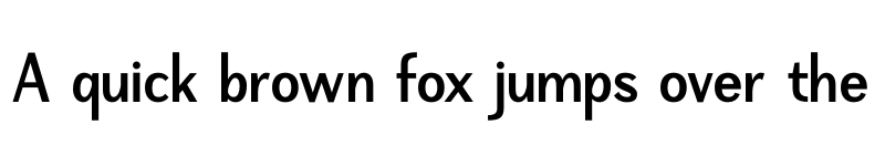 Preview of Fruinky Regular font