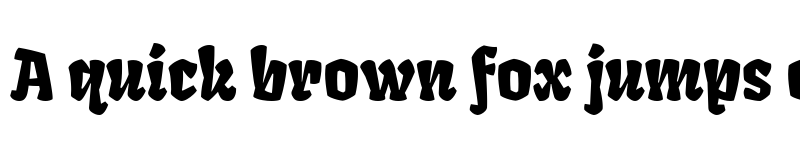 Preview of Fruktur Regular font