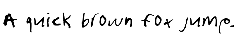 Preview of fruscianteHand Regular font