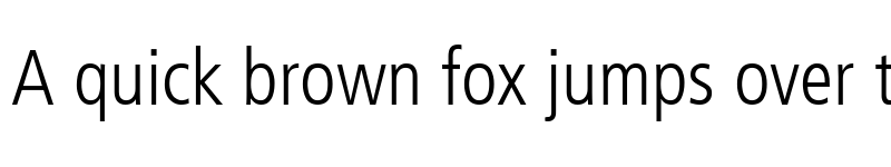 Preview of Frutiger 47LightCn Regular font