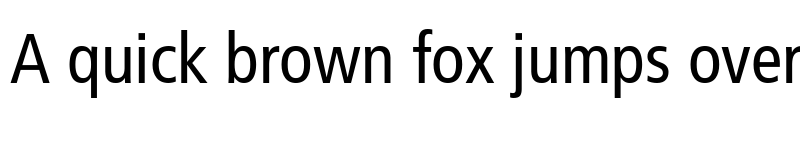 Preview of Frutiger 57Cn Regular font