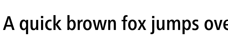 Preview of Frutiger Neue LT W01 Medium Condensed font