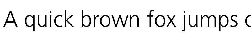 Preview of FrutigerLTPro-Light ? font