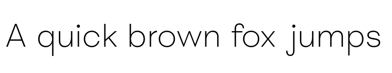 Preview of FS Meridian Trial Thin font