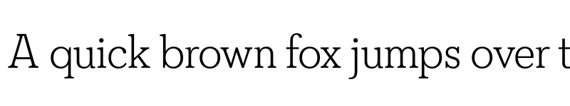 Preview of FS Split Serif Trial Light font