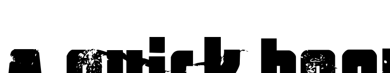 Preview of FT NihilistPhilosophy Demoversion font