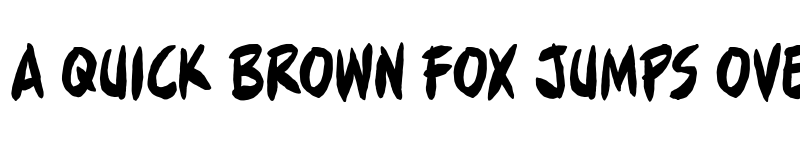 Preview of Full Bleed BB Regular font