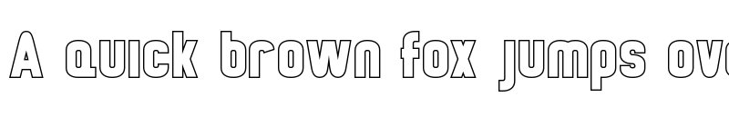 Preview of FullBoxOutline Regular font