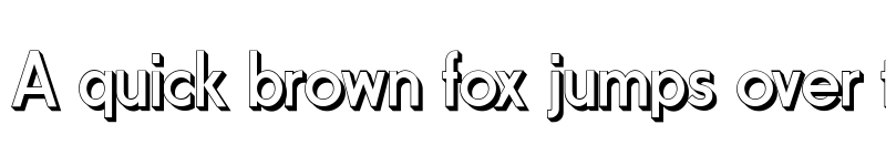 Preview of Fundamental 3D  Brigade Regular font