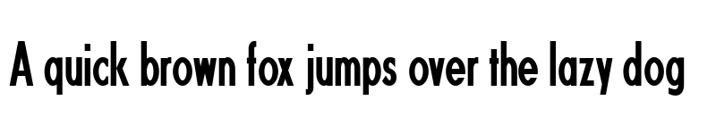 Preview of Fundamental  Brigade Condensed Regular font