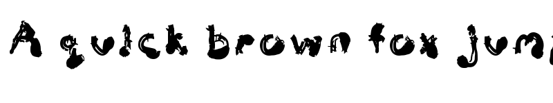 Preview of Funny Zombie Black font