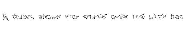 Preview of FunOrigami Regular font