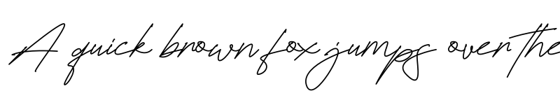 Preview of Futturistica Signature Regular font