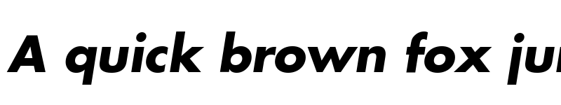 Preview of Futura LT BoldOblique font