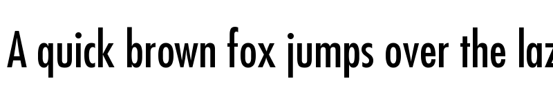 Preview of Futura LT Condensed font