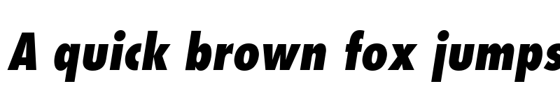 Preview of Futura LT CondExtraBoldObl font