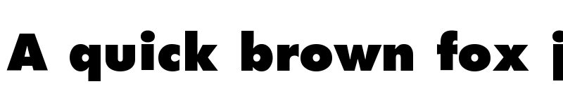 Preview of Futura LT ExtraBold font