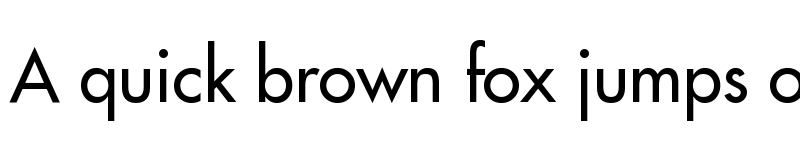 Preview of Futura LT Regular font