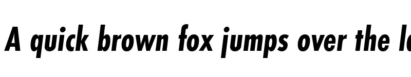 Preview of Futura PT Cond Bold Oblique font