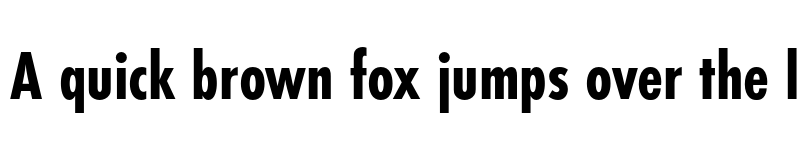 Preview of Futura PT Cond Bold font