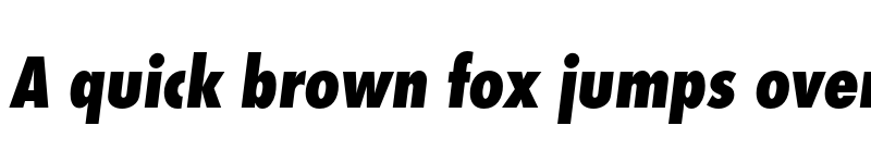 Preview of Futura PT Cond Extra Bold Oblique font