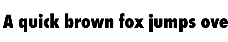 Preview of Futura PT Cond Extra Bold font