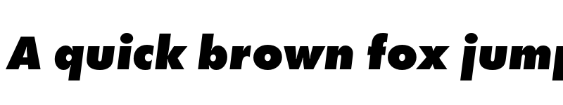 Preview of Futura PT Extra Bold Oblique font