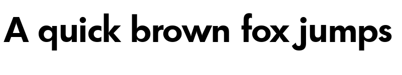 Preview of Futura TS New Bold font