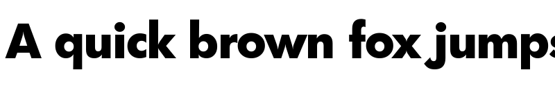 Preview of Futura TS New ExtraBold font