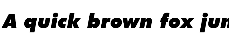 Preview of Futura Windows Extra Black Italic font