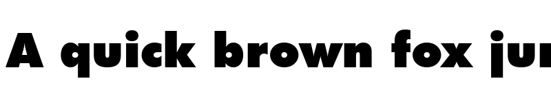 Preview of Futura Windows Extra Black font