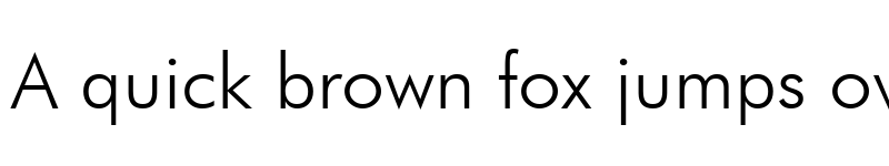 Preview of Futura Windows Light font