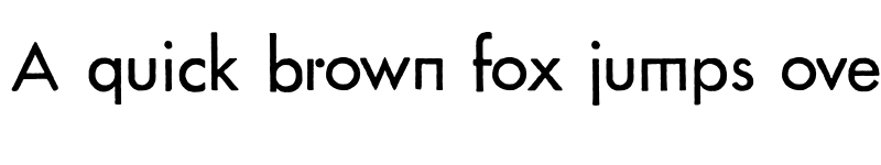 Preview of FuturaRener Regular font