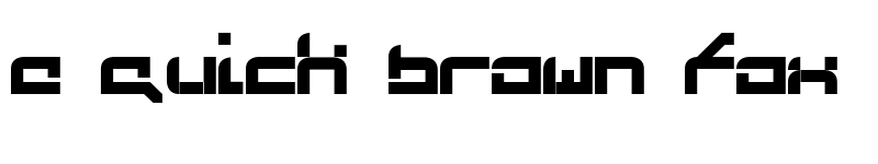 Preview of FutureFlash Regular font