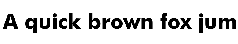 Preview of Futurica Bold font