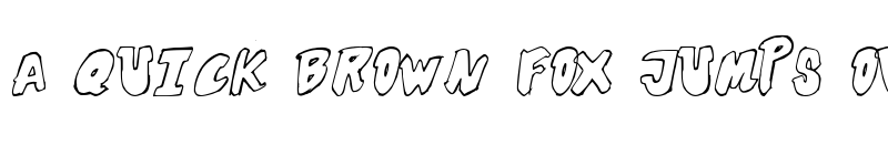 Preview of FuturisticOutline Regular font