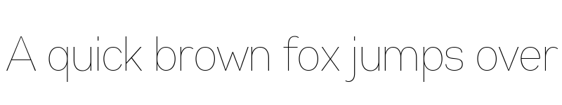 Preview of Gabriel Sans Cd-Trial Thin font