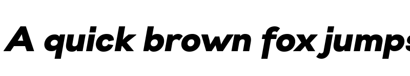 Preview of Gabriel Sans-Trial Black Italic font